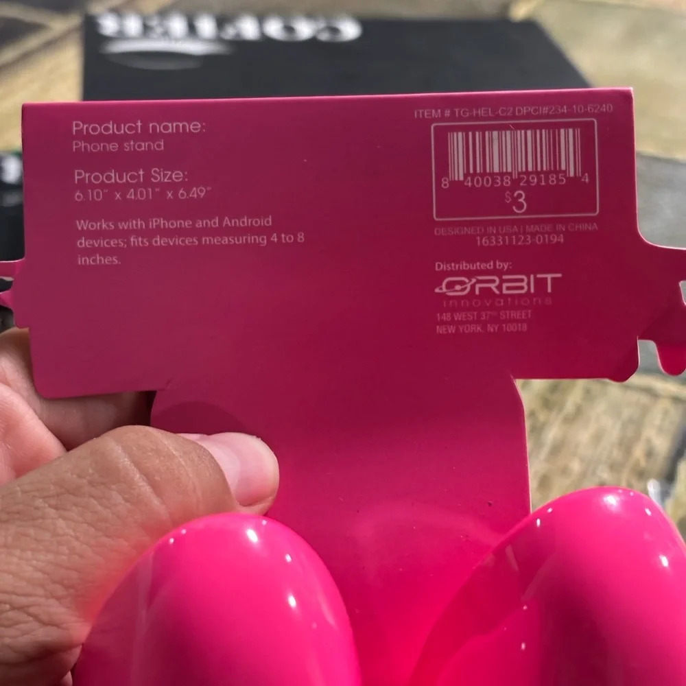 Pink Phone Stand Holder for Women Accessories